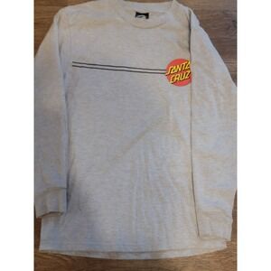 Santa Cruz Skateboards Long Sleeve Graphic Tee Streetwear Top Size 16‎ kids xl